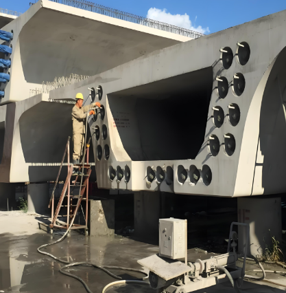 察哈尔右翼后压浆料施工流程及注意事项